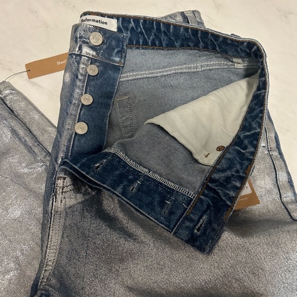 REFORMATION CYNTHIA HIGH RISE NWT 31 - Picture 5 of 5